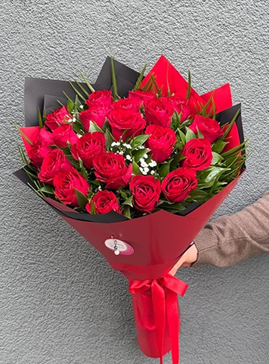 Aşksın Sen 21 Kırmızı Gül